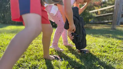 Children celebrating a birthday party with mobile laser tag in Chester County, PA